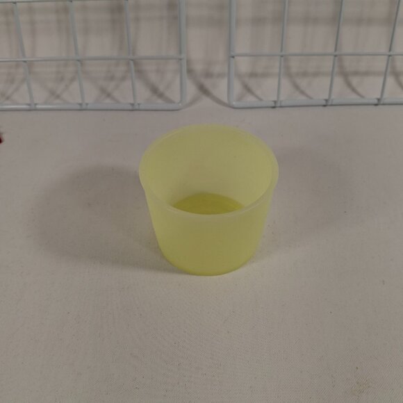 Vintage Collectible Tupperware #122-6 Snack Cup Yellow NoLid D 2 3/8xH 2 3/8  In - Picture 3 of 9